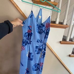 JCrew blue maxi dress